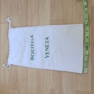 Authentic Bottega Veneta White Drawstring Dust bags Cover Bag 16"×8"